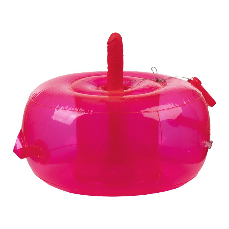 Cojín Hinchable con Dildo, Vibración y Control Remoto