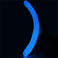 Lumino Dildo Doble 37 cm Luz Azul