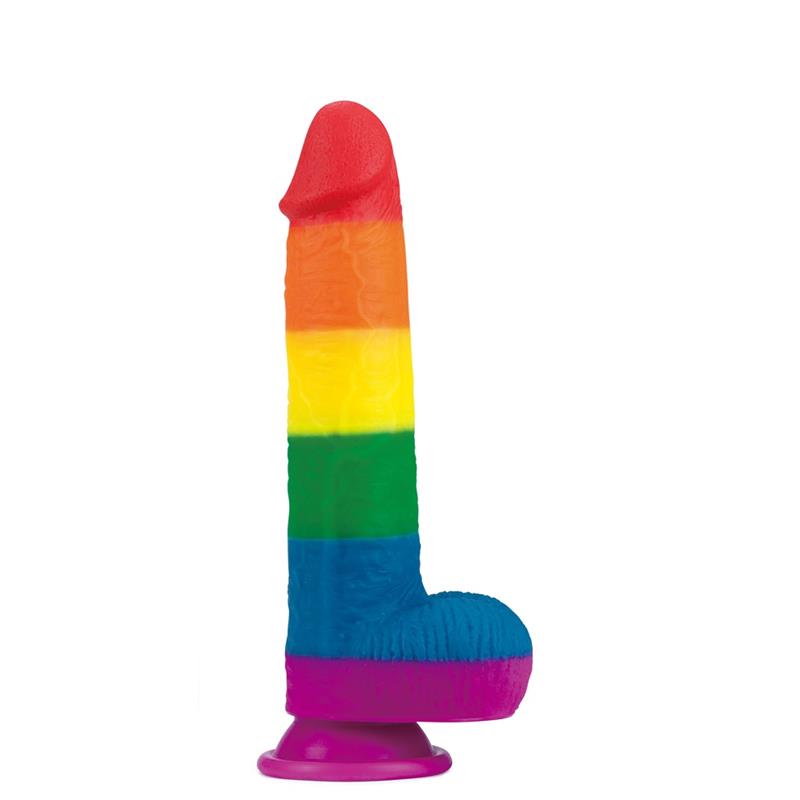 Dildo Prider 23cm Silicona Líquida LGBQT+