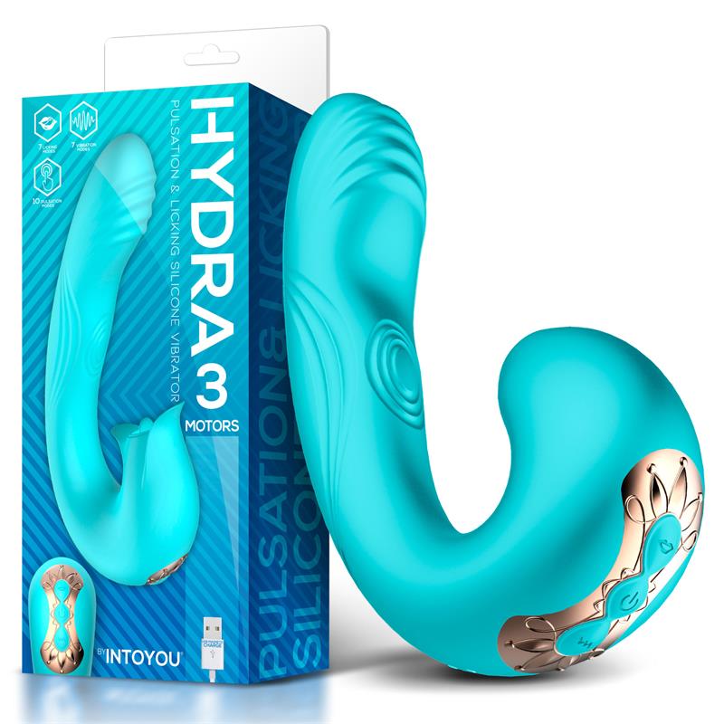 Vibrador Hydra  con Pulsación y Lengua Estimuladora