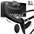Jordan Arnés Dildo Doble con Vibración y Control Remoto