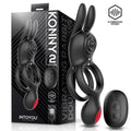 Konny Anillo Vibrador Doble con Control Remoto