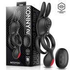 Konny Anillo Vibrador Doble con Control Remoto