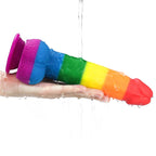 Dildo Prider 23cm Silicona Líquida LGBQT+