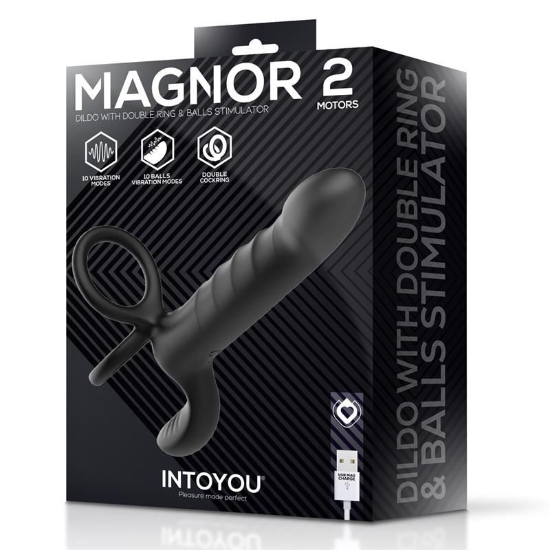 Magnor Dildo con Anillo Doble