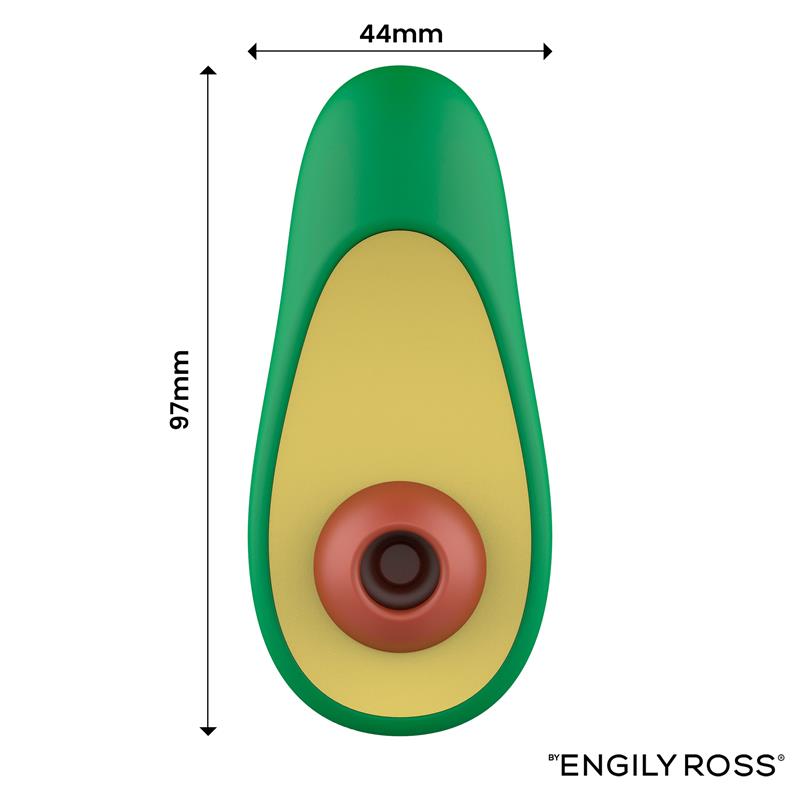 Avocado Estimulador de Clítoris con Succión