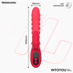 Tingly Vibrador con Finger y Movimiento Waving con APP