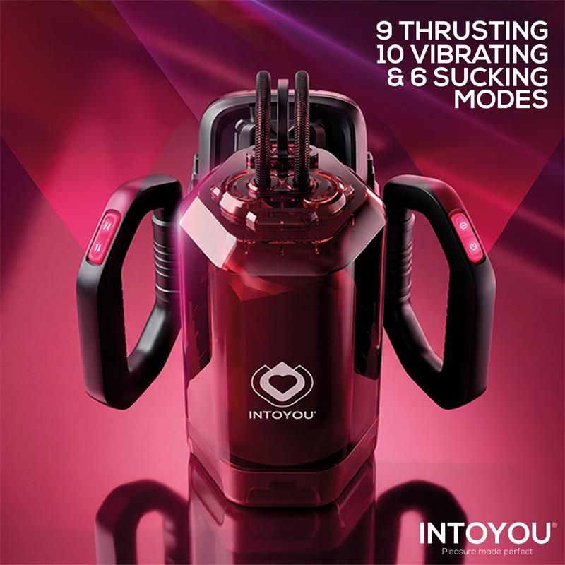 Vexor 3 in 1 Masturbador Masculino Succion, Empuje y Vibración