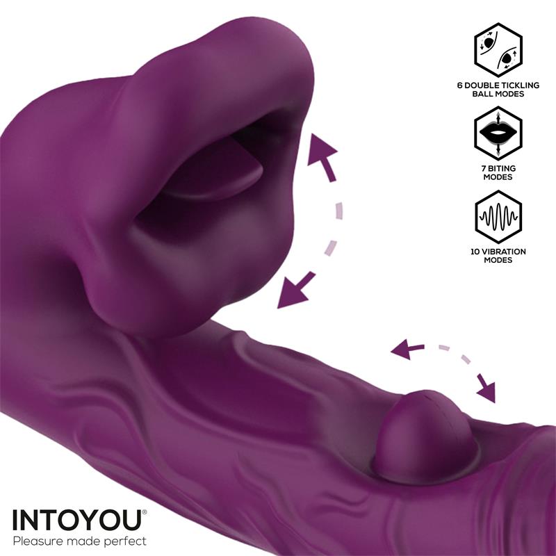 Vibrador Bella Doble Bola, Cosquilleo y Mordisqueo