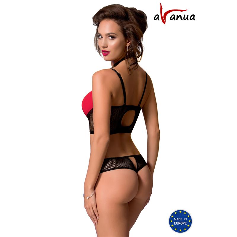 Set lenceria Rojo/negro