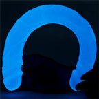 Lumino Dildo Doble 37 cm Luz Azul