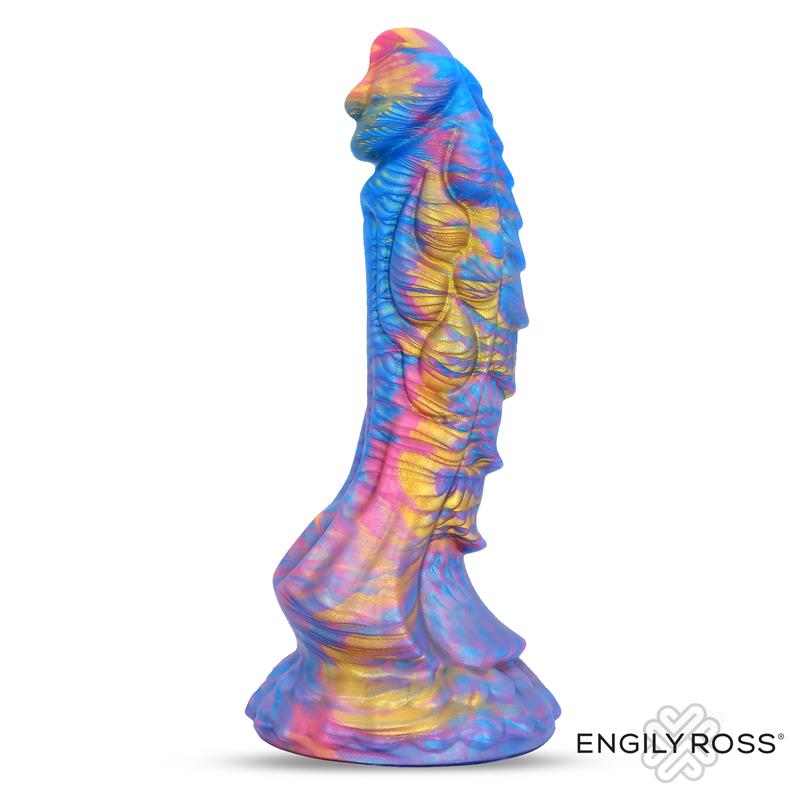 Dildo Dragón Silicona Líquida 18 cm