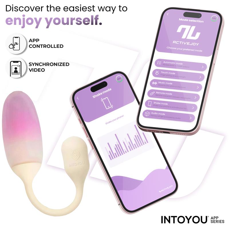 NexEgg Huevo Vibrador Silicona Doble capa App