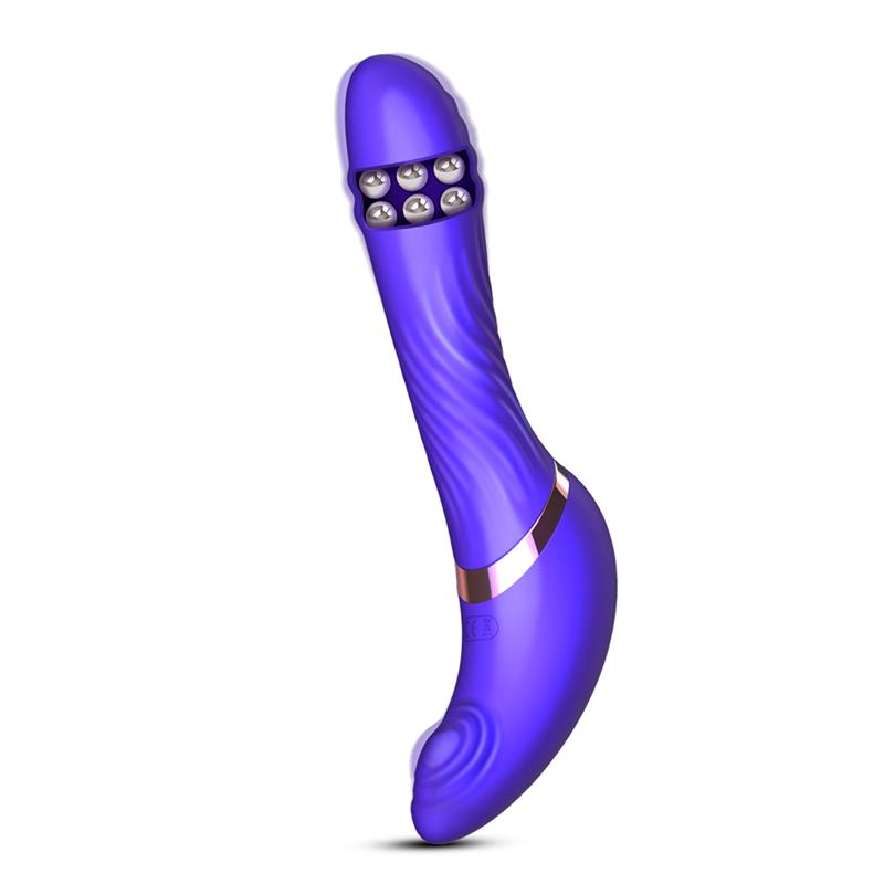 Rayden Vibrador con Pulsación y Bolas Internas