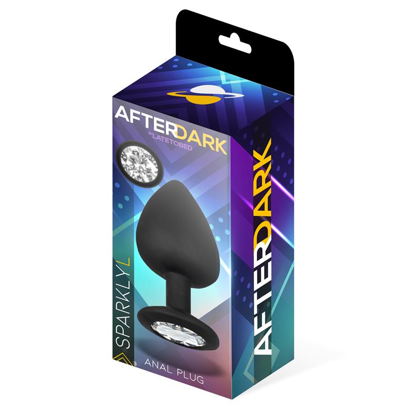 Sparkly Plug Anal con Joya Silicona Talla L
