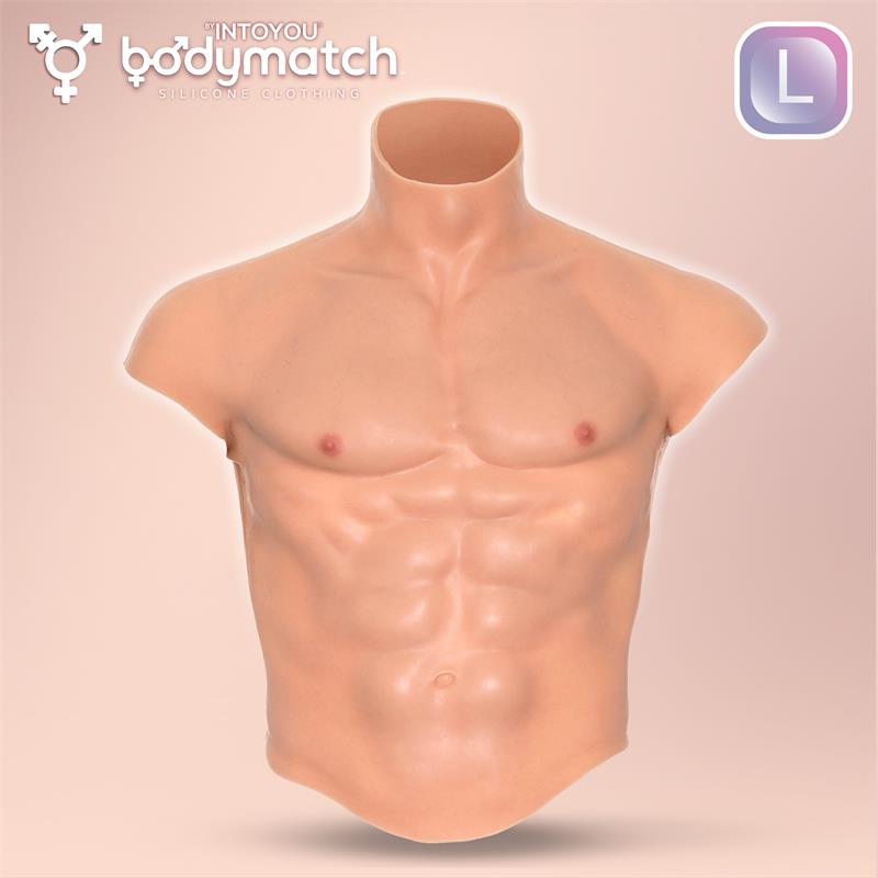 Boomax Traje Torso Masculino Hiperrealista Silicona