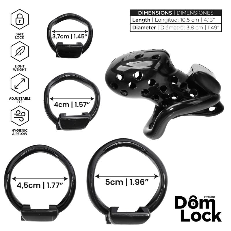 Convict Jaula castidad con Candado Interno