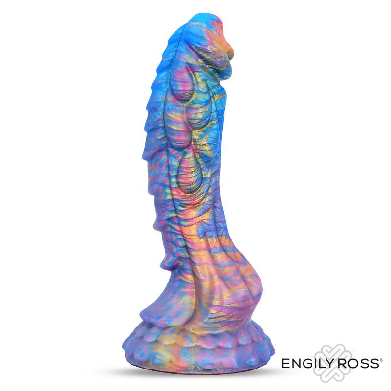Dildo Dragón Silicona Líquida 18 cm