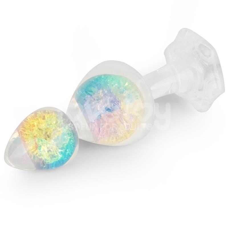 Gemoria Plug de Silicona con Centro de Cristal