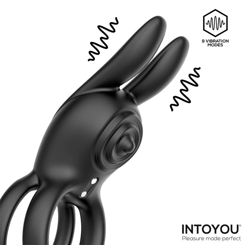 Konny Anillo Vibrador Doble con Control Remoto