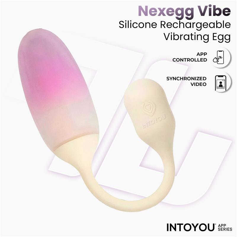 NexEgg Huevo Vibrador Silicona Doble capa App