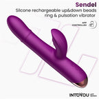 Sendel Vibrador con Anillo de Bolas Internas y Pulsación con App