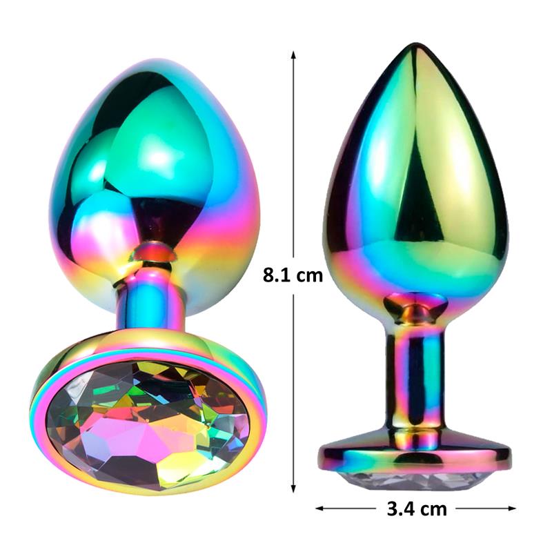 Plug Multicolor con Joya Talla M