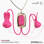 Tickly Pinzas para Pezones con Vibración, Control y Collar con APP