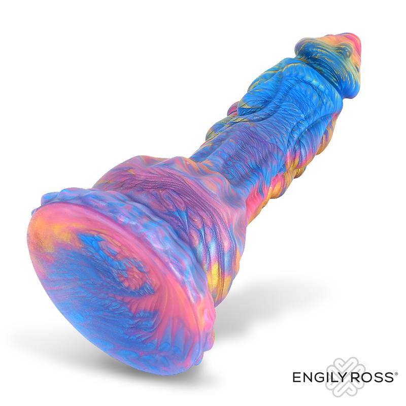 Dildo Dragón Silicona Líquida 18 cm