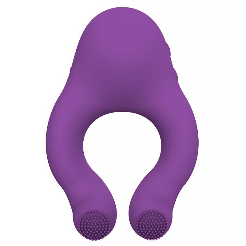 Fenda Anillo Vibrador con Lengua