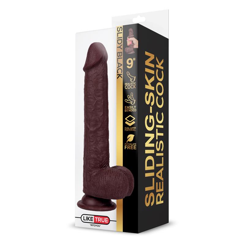 Dildo Realista Dual piel Retráctil y Orientable
