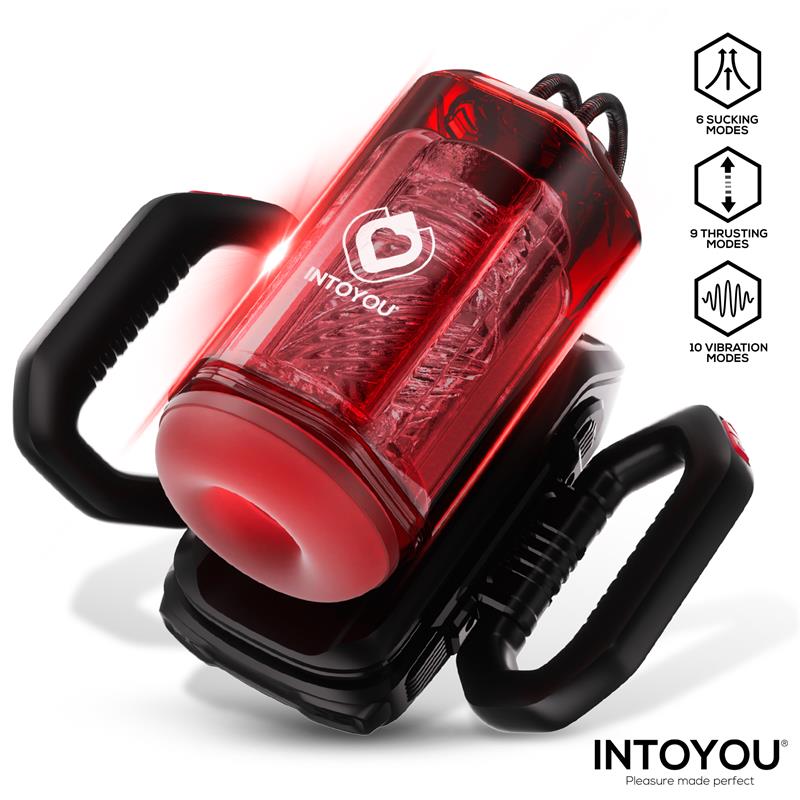 Vexor 3 in 1 Masturbador Masculino Succion, Empuje y Vibración
