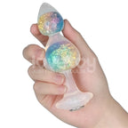 Gemoria Plug de Silicona con Centro de Cristal