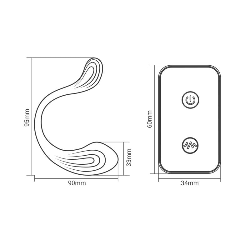 Huevo Vibrador Nami  con Contol Remoto Unibody