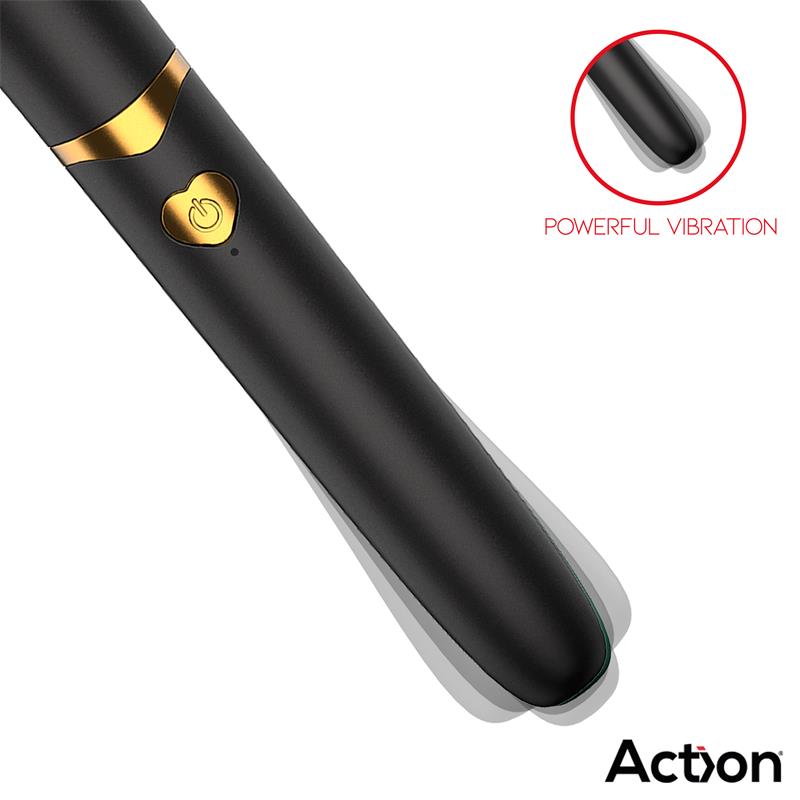 Estimulador Brocha de Maquillaje con Vibración Negro