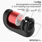 Torky Masturbador con Rotación Compresión con App