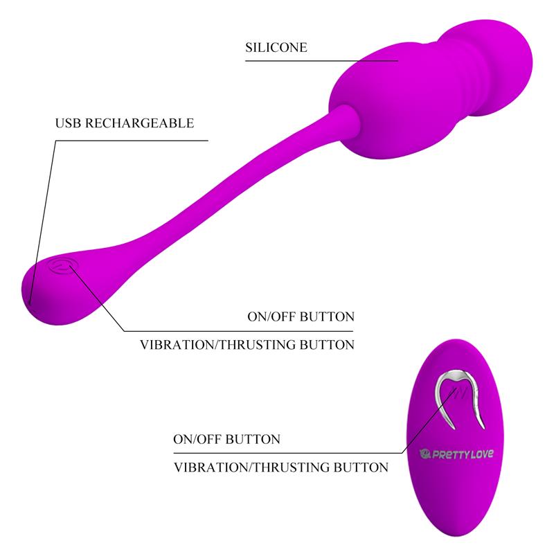 Callieri Huevo Vibrador con Thrusting