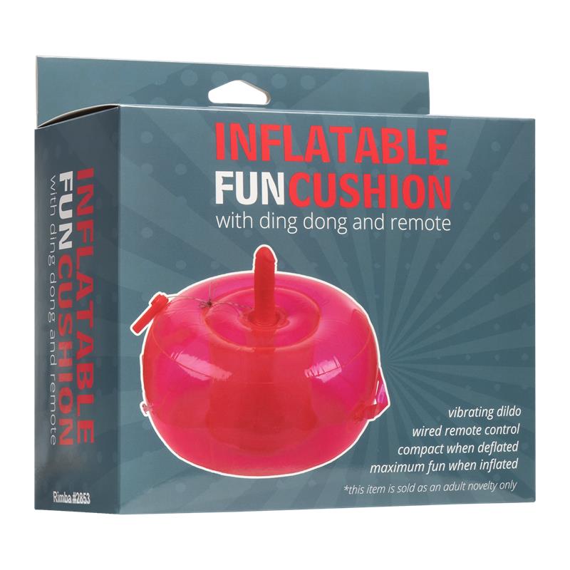 Cojín Hinchable con Dildo, Vibración y Control Remoto
