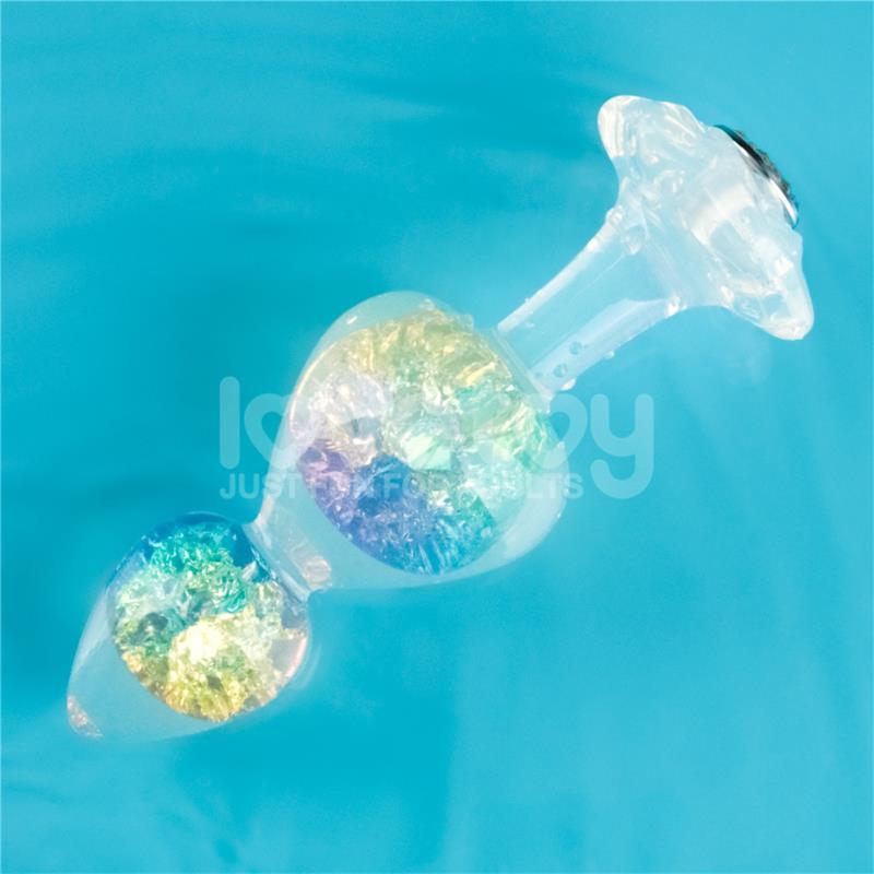 Gemoria Plug de Silicona con Centro de Cristal