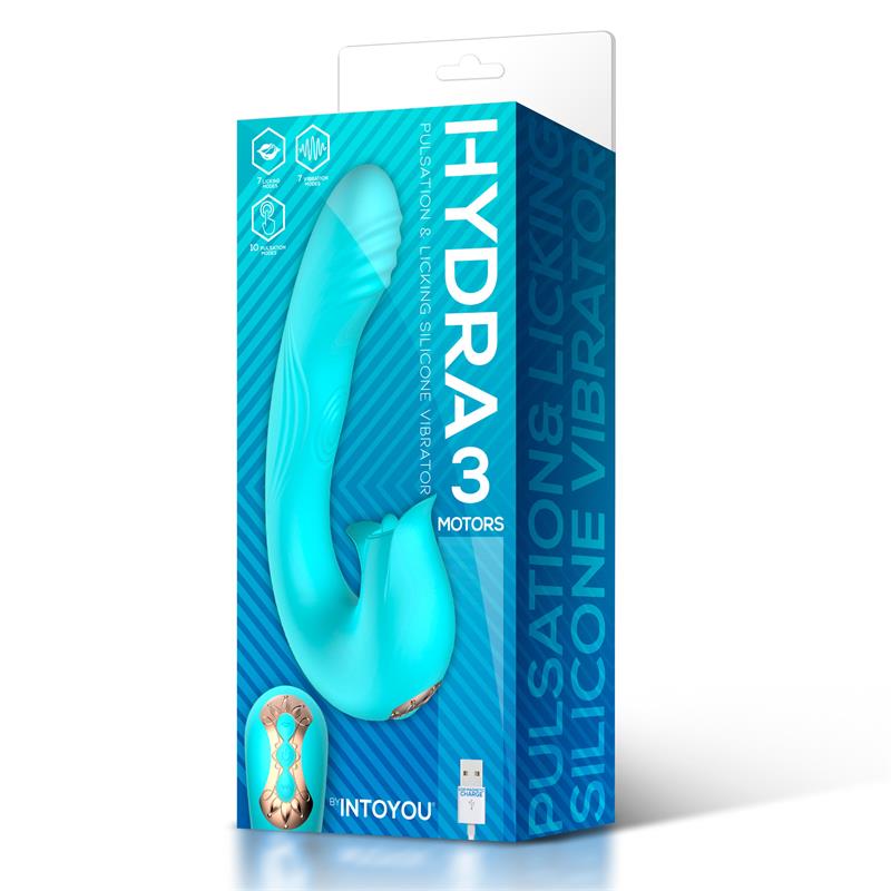 Hydra Vibrador con Pulsación y Lengua Estimuladora