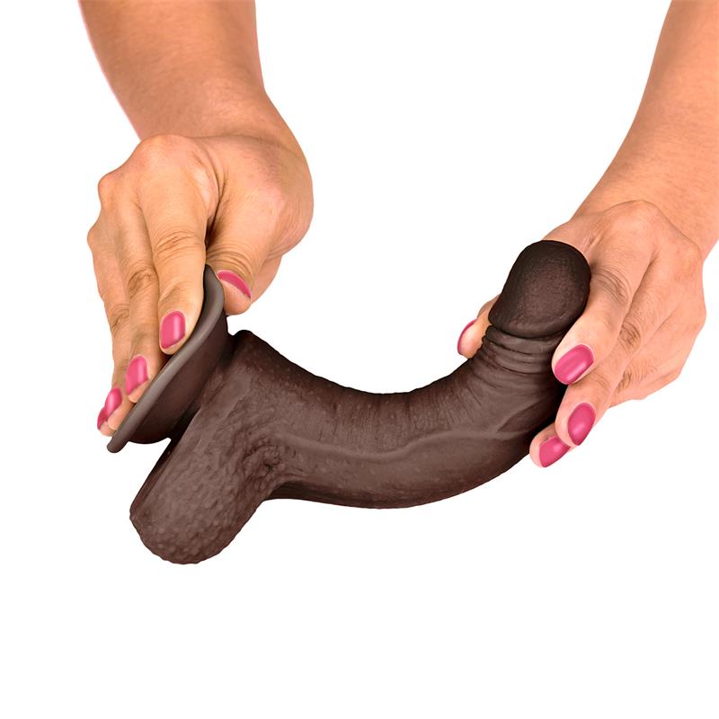 Dildo Realista Dual piel Retráctil y Orientable