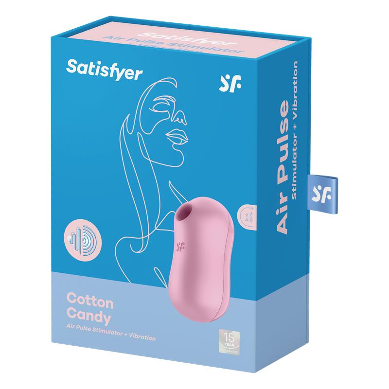 Succionador y Vibrador Cotton Candy SATISFYER