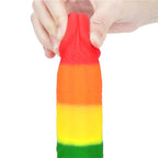 Dildo Prider 23cm Silicona Líquida LGBQT+
