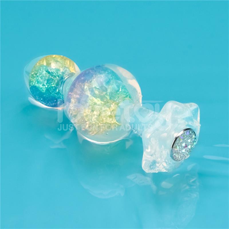 Gemoria Plug de Silicona con Centro de Cristal