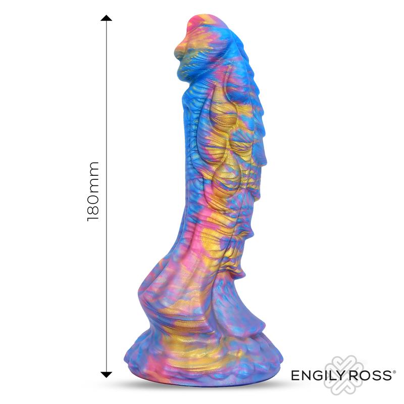 Dildo Dragón Silicona Líquida 18 cm