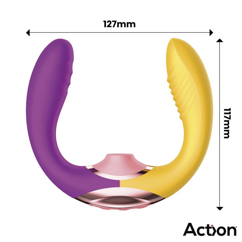Lovers 3 in 1 Vibrador con Finger y Succión